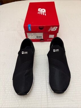 New Balance Women’s  Slip-On Sneakers - Black with White Midsole
